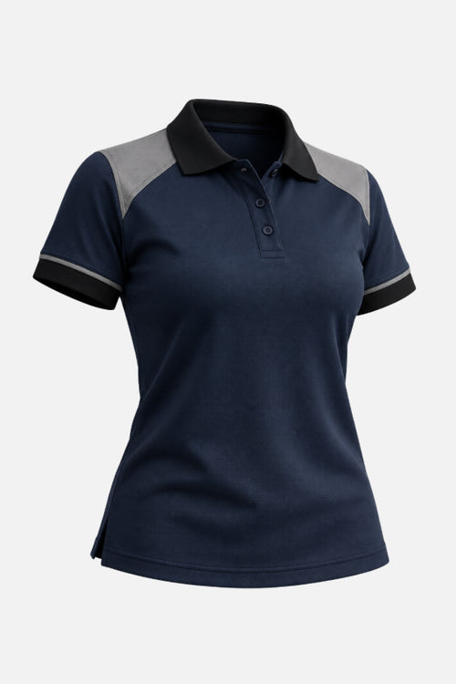 Playera Polo Corporativa Bicolor para Dama y Caballero